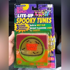 1993 Vintage Boo Bunch Lite-Up Spooky Tunes Belt Clip Collectible NEVER OPENED